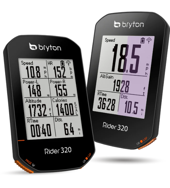 Bryton GPS Bike Computer Rider 320 + Sensor Bundle