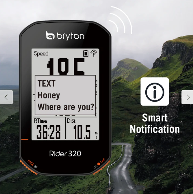 Bryton GPS Bike Computer Rider 320 + Sensor Bundle