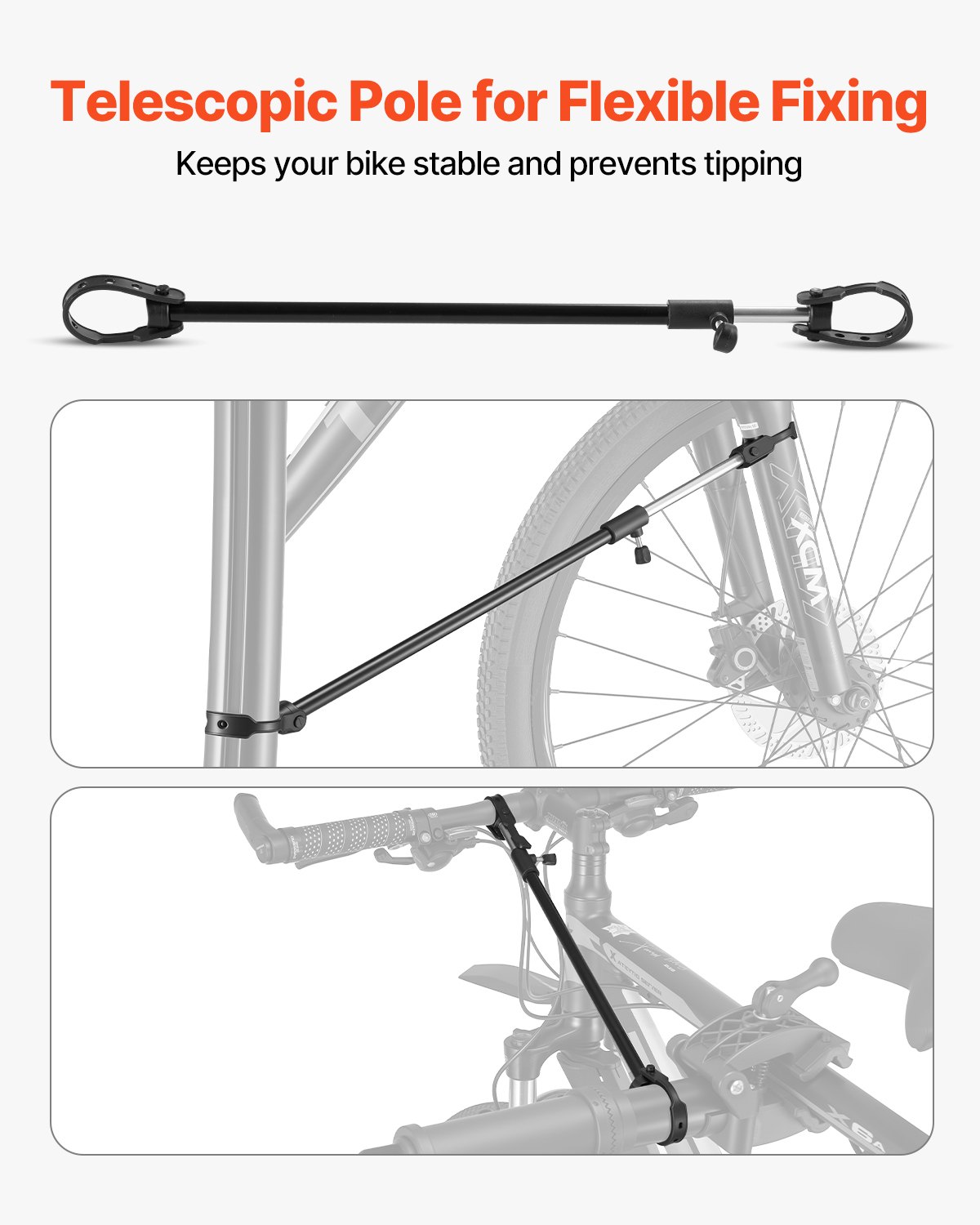 Bike Repair Stand – 85 lb Capacity | Magnetic Tool Tray