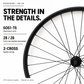 Poseidon AR-24 Lightweight All Road Wheelset - Center-lock disc / Thru-axle