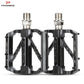 Ultralight 3 Bearings Pedal Bicycle Bike Pedal Anti-slip Footboard Bearing Quick Release Aluminum Alloy Bike Accessories Mountain Bike Pedals Non-Slip Lightweight Pedals Aluminum Alloy Sealed Bearing For Road Mountain
