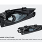 Waterproof Top Tube Bicycle Bag Hard Shell Bike Bag Stable Cycling Frame Bag Bike Accessories For Road Bike Bag Bike Top Tube Bag Bike Frame Bag Waterproof Stable Bicycle Frame Bag Bicycle Bag Professional Cycling Accessories