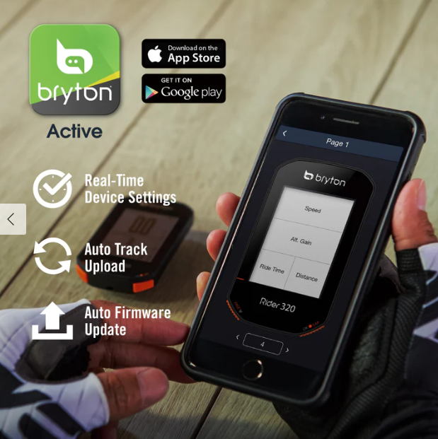 Bryton GPS Bike Computer Rider 320 + Sensor Bundle